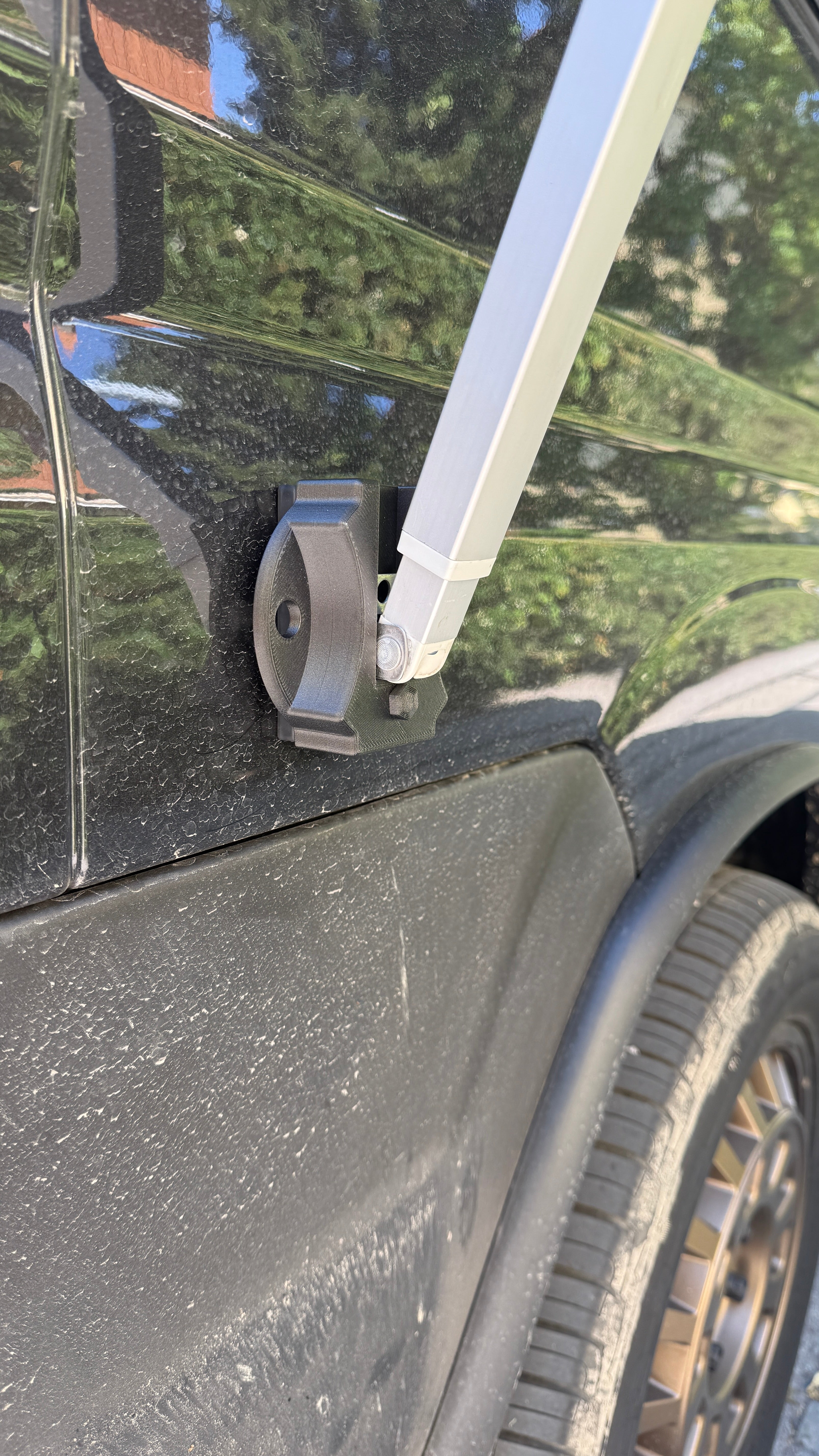 Magnetischer Markisenhalter passend für Thule Omnistor | Vanlife Zubehör Kastenwagen | Markisenfuß Halterung Magnet | Made in Bayern