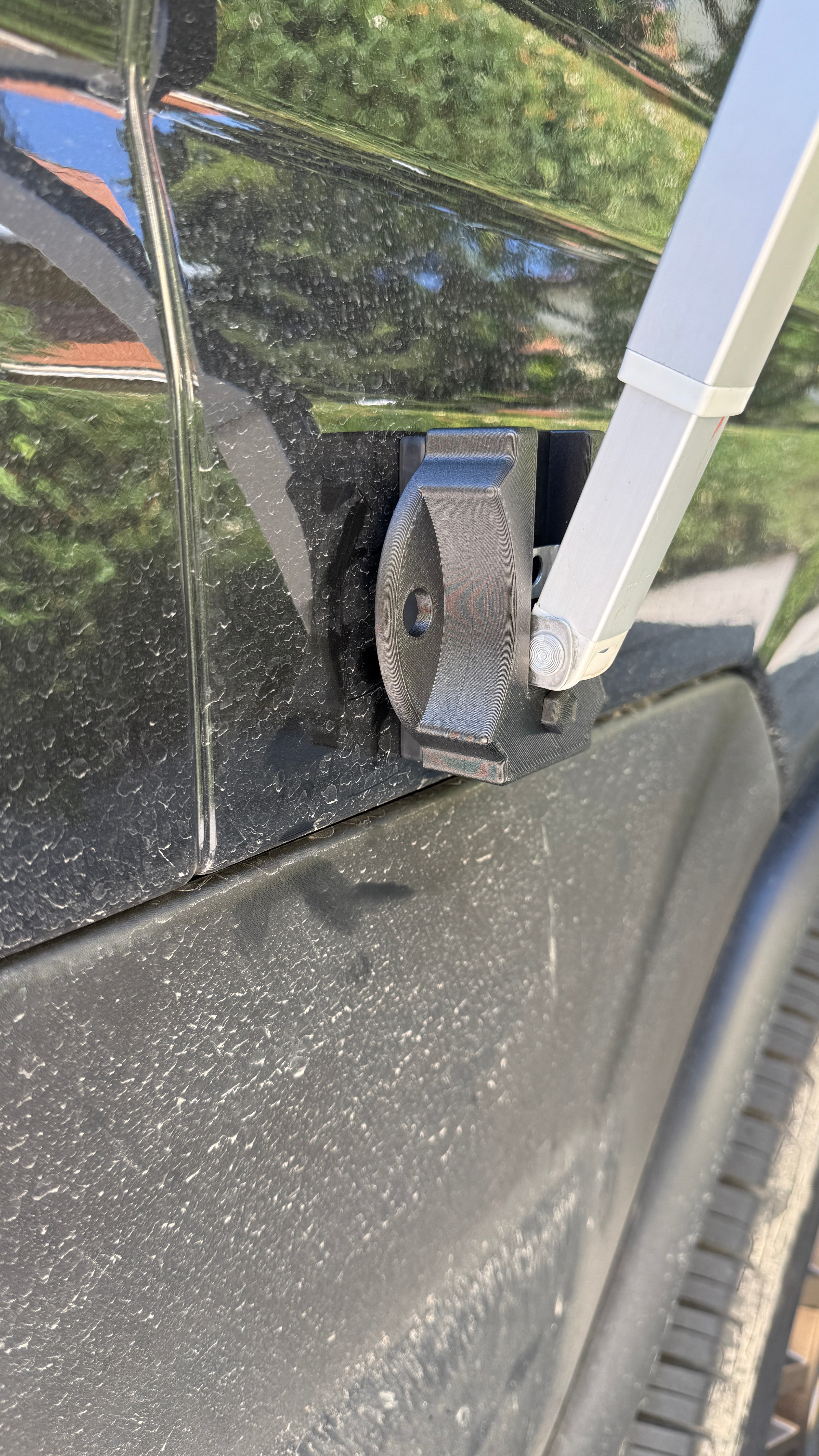 Magnetischer Markisenhalter passend für Thule Omnistor | Vanlife Zubehör Kastenwagen | Markisenfuß Halterung Magnet | Made in Bayern