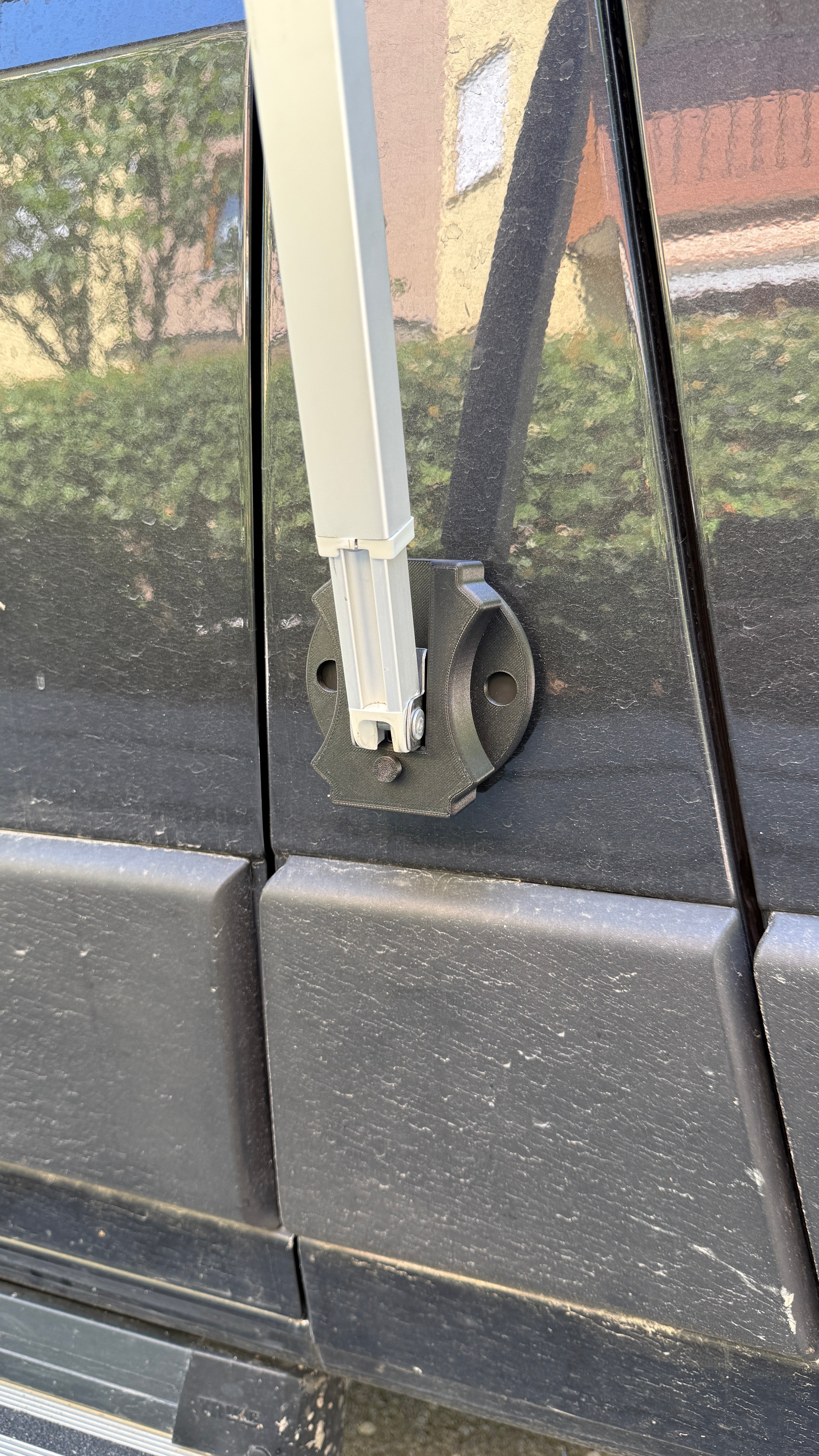Magnetischer Markisenhalter passend für Thule Omnistor | Vanlife Zubehör Kastenwagen | Markisenfuß Halterung Magnet | Made in Bayern