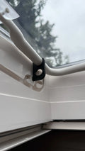 Heki Y Lock Dachfenster Sicherung – 3D gedruckte Zusatzsicherung für Midi Heki Dachluken im Wohnmobil (17 mm Bügel)