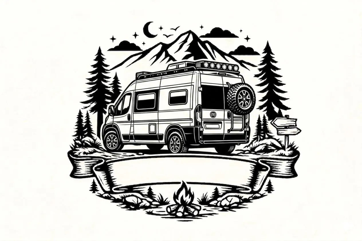 Personalisiertes Frühstücksbrett | Holz Schneidebrett | Camper & Outdoor Geschenk | individuell graviert