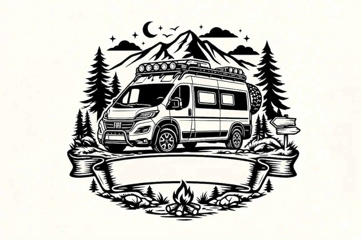 Personalisiertes Frühstücksbrett | Holz Schneidebrett | Camper & Outdoor Geschenk | individuell graviert